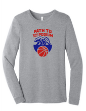 Load image into Gallery viewer, The Podium Long Sleeve Tee (Bella Canvas brand)