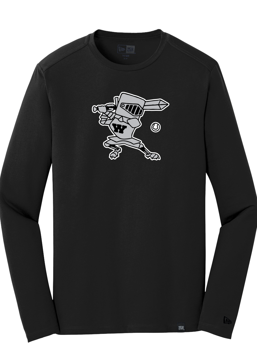 NEW ERA Standard Cotton Poly Long Sleeve - Warrior Logo