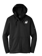 Load image into Gallery viewer, Nike Therma-FIT Full-Zip Fleece Hoodie (Modern M logo)
