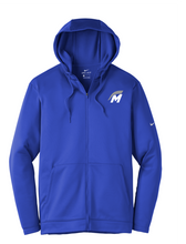 Load image into Gallery viewer, Nike Therma-FIT Full-Zip Fleece Hoodie (Modern M logo)
