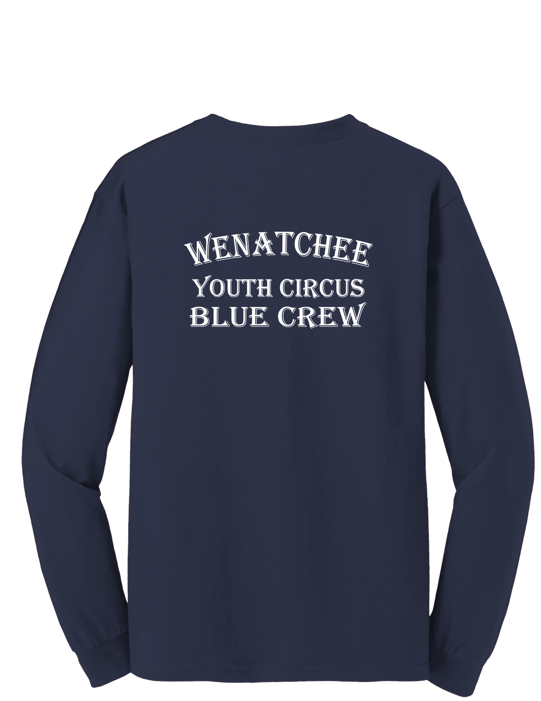 Gildan® - Heavy Cotton™ 100% Cotton Long Sleeve T-Shirt Blue Crew