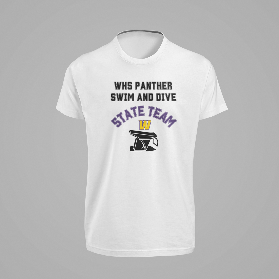 The 2024 WHS Swim STATE TEE